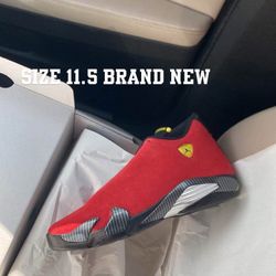 Air jordan retro 14 ‘Ferrari’ 2025 Size 11.5 AUTHENTIC