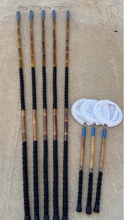 Custom Calcutta Bamboo Gaffs & Nets