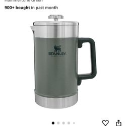 Stanley Classic Stay-Hot French Press Coffee Maker 48 oz | 5 Minute Brew, 4 Hours Hot | Mesh Filter for Coffee Grounds | Insulated Stainless Steel Fre
