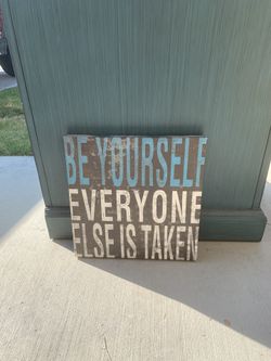 Small Canvas Wall Decor Sign