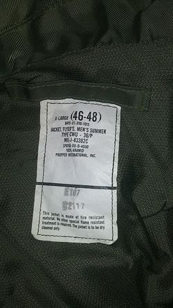 New flight jacket