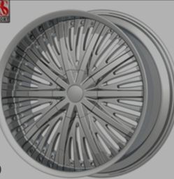 26's red sport chrome wheels