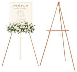 MEEDEN Wood Easel Stand for Display: Wooden Display Tripod Stand