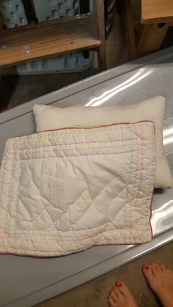 Pottery barn kids sham and pillow