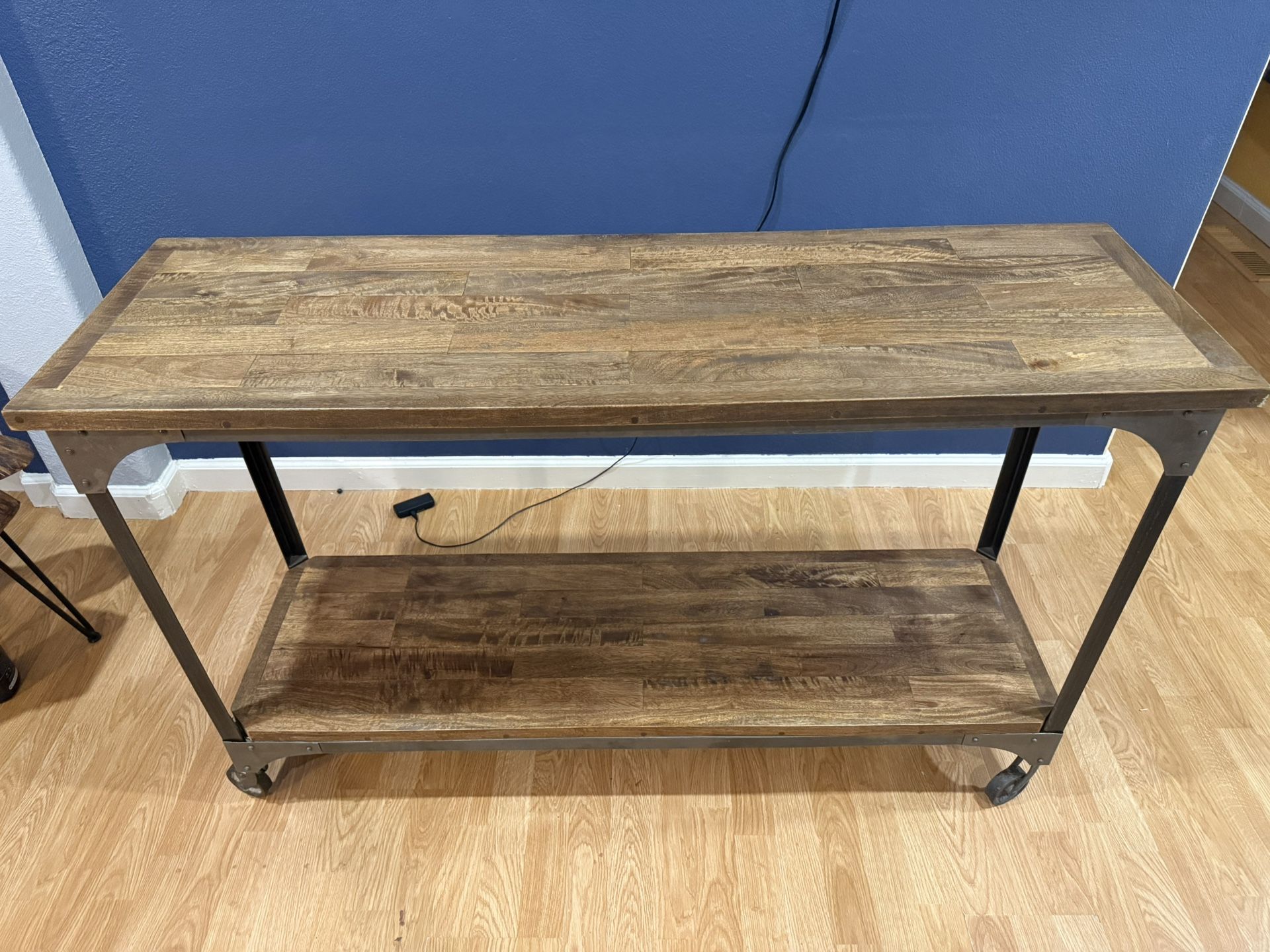 Rustic Solid Wood Console Table From World Market
