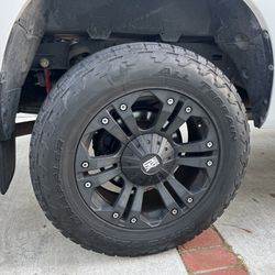 XD Monster 778 Black Rims Tires Wheels