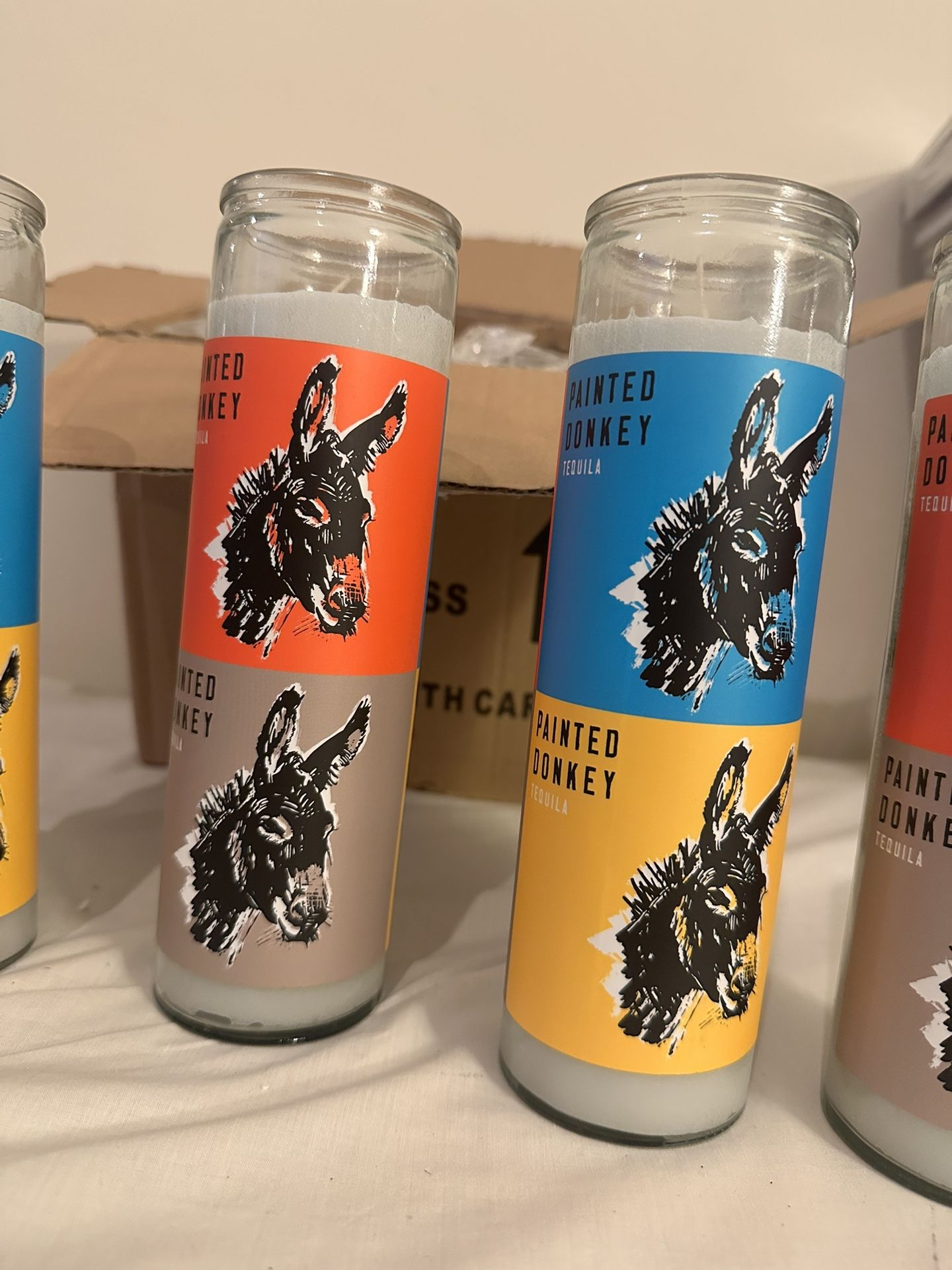 10 Painted Donkey, Tequila, Candles