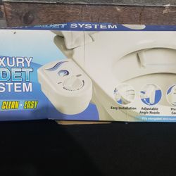 Luxury Bidet System Connects To Existing Toilet 