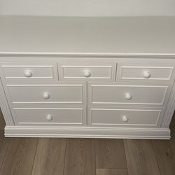 White Double Dresser