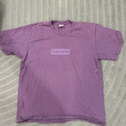 Supreme Tonal Box Logo Large Purple