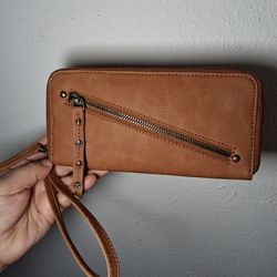 Free People Long Zipper Wallet