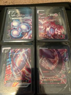Mewtwo Vunion full set pokemon cards
