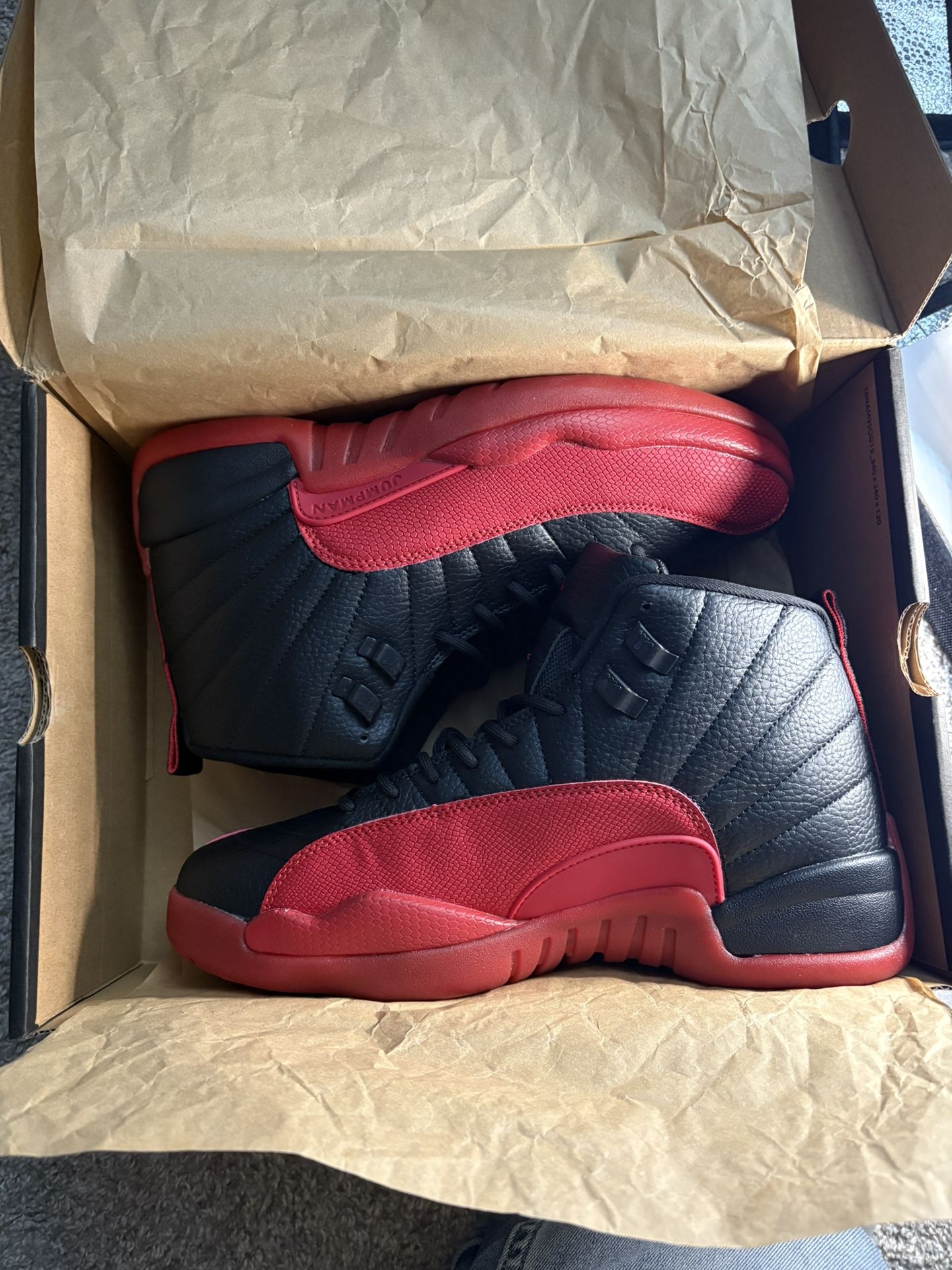 Retro 12 (Flu Game) , Size 9 Men, New.