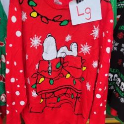 Snoopy Large Christmas Ugly Sweater