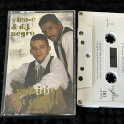 Vico-C & D.J. Negro – Mision: La Cima, mega Rare 1990 cassette tape 