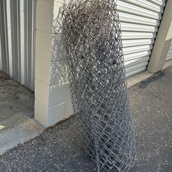 Chain link fencing
