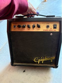 Epiphone bass guitar amp & Carlo Robelli Bass guitar