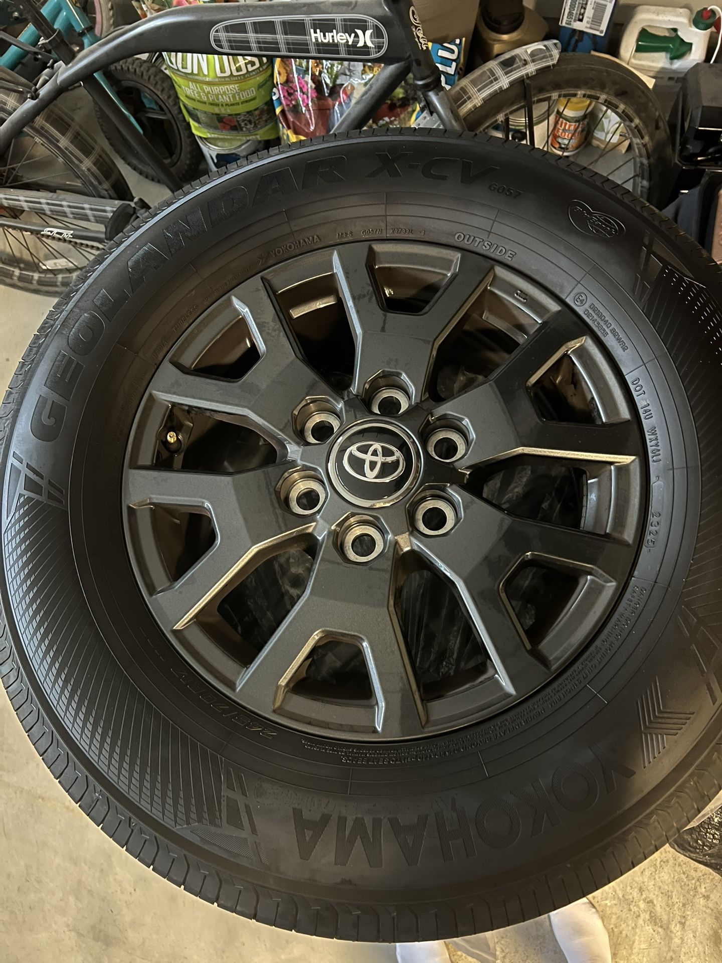 OEM Toyota Wheels and Tires 