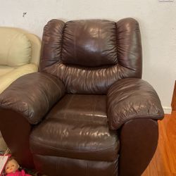 Leather Single Seater Recliner 