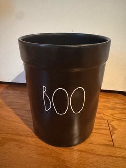 Halloween Pottery Jar