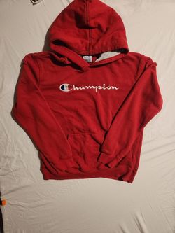 Red Champion Midweight Boys Hoodie. YOUTH XL. Excellent Condition