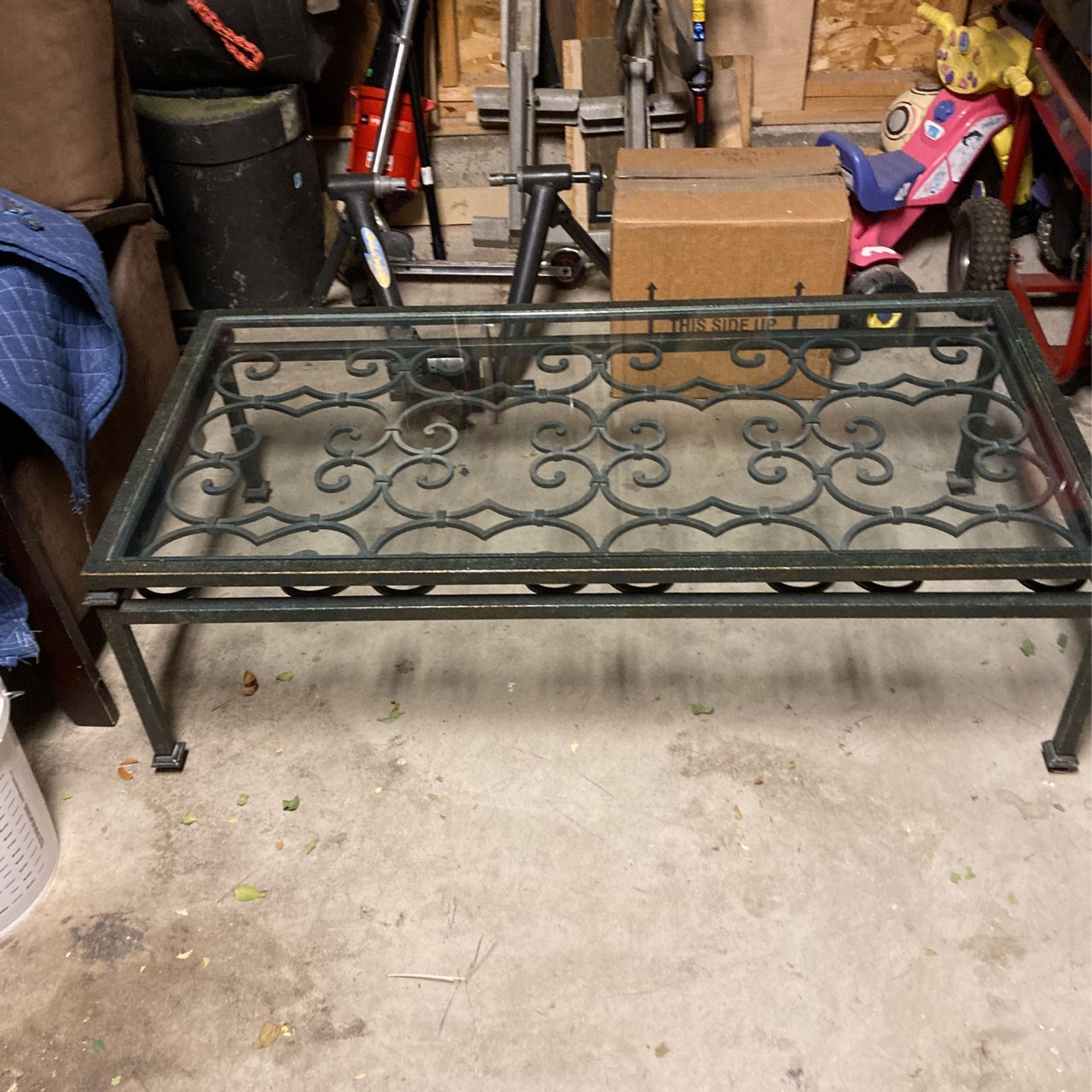 Nice Glass top coffee table