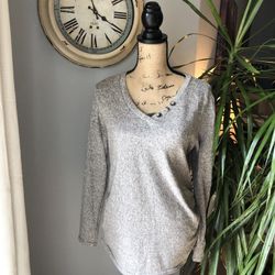 NWOT  SirenLily  Grey Shirt 