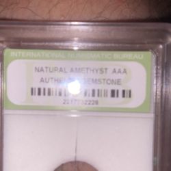 Natural Amethyst AAA  Authentic Gemstone