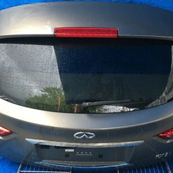 09-10 INFINITI FX35 TRUNK LID TAILGATE LIFTGATE HATCH ASSEMBLY GRAY