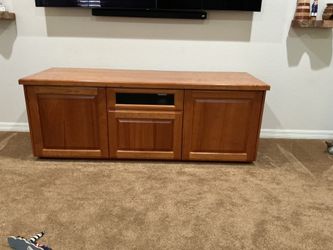 Custom Made Cherry Entertainment Center