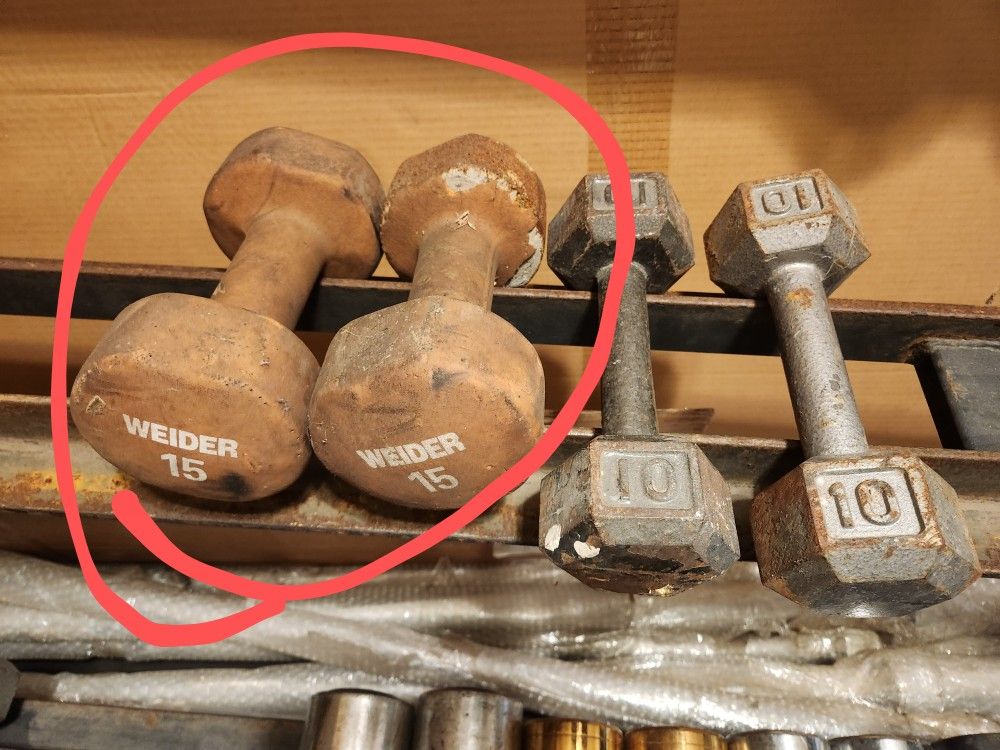Dumbbells Gym Weights $10 Pair