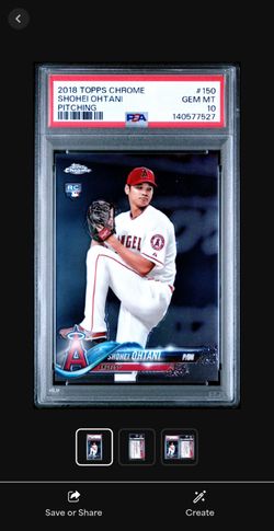 2018 Shohei Ohtani rookie card #150