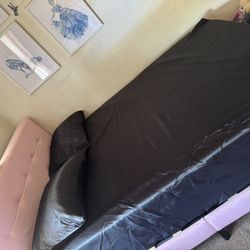 Queen bed frame and memory foam mattress