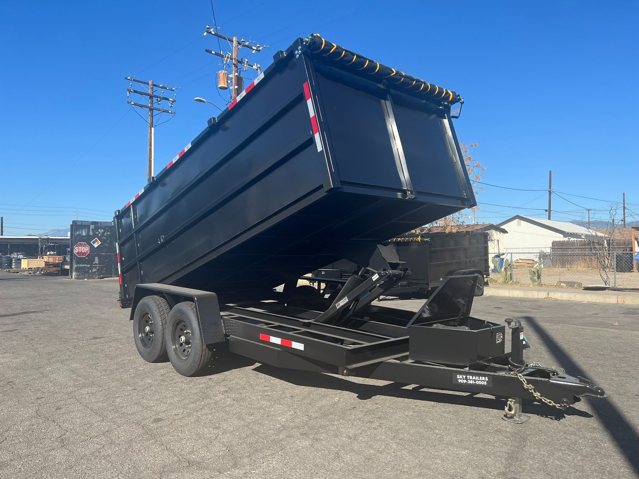 2025 Sky Trailers Dump Trailer LD DT 8.5X14X4 BRAND NEW FOR SALE