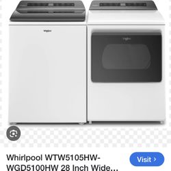 Whirlpool Washer & Gas Dryer