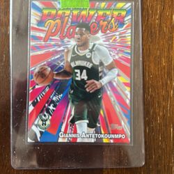 OBO Giannis Antetokounmpo Power Players Insert – Milwaukee Bucks – Topps
