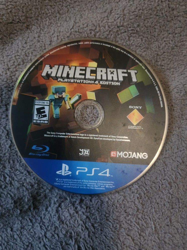 Minecraft Ps4. No Case