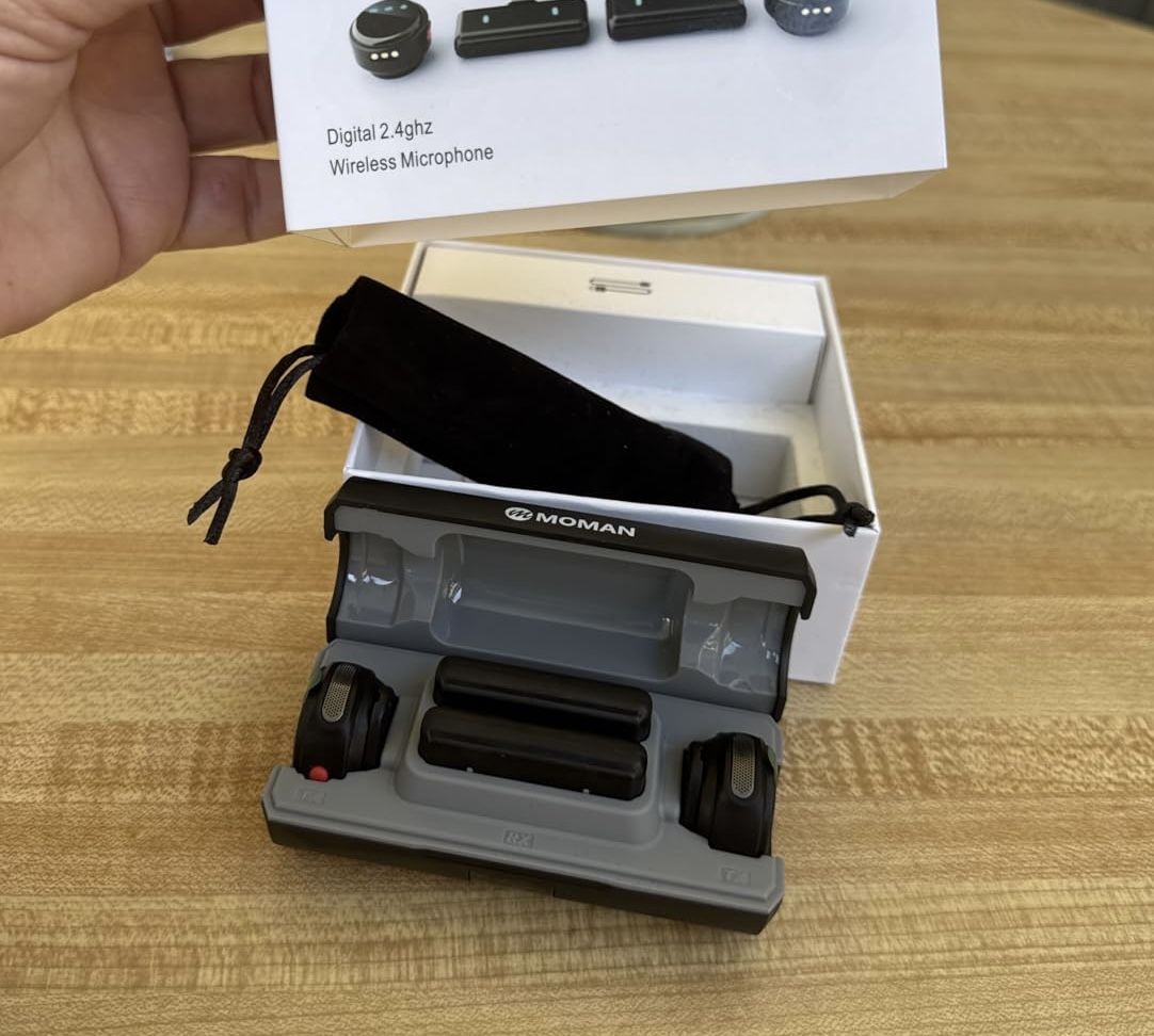 NEW Lavalier Microphone for iPhone & Android, 164ft Range Noise Cancellation !