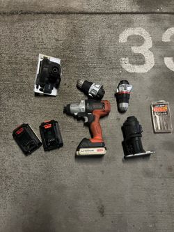 Black+Decker Matrix 20V MAX Modular Power Tool Kit w/ 4 Attachments, Battery & Chargers