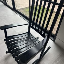 Black Rocking Chair 