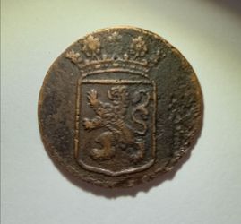 1742 Dutch east India coin