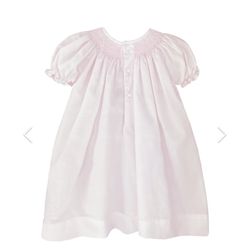 Petit Ami Smoked Gown dress 0-3 months