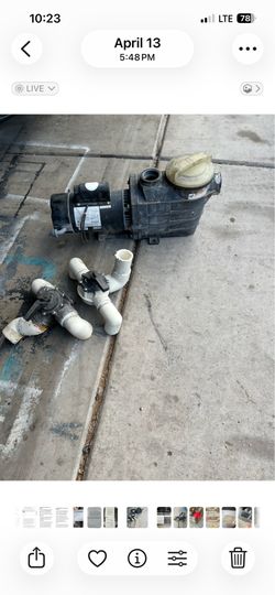Hayward pool pump and motor