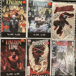 Signed Marvel & DC Comic Books For Sale (see Description For Details)