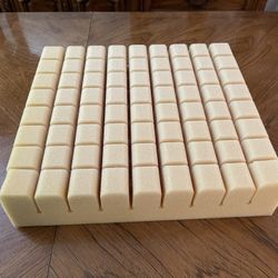 Seat Cushion with Grid Pattern in Excellent Condition