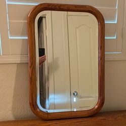 Oak Framed Mirror