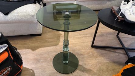 side table acrylic MCM Style