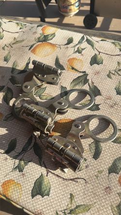 Vintage Metal Bolt Latch Set of 2