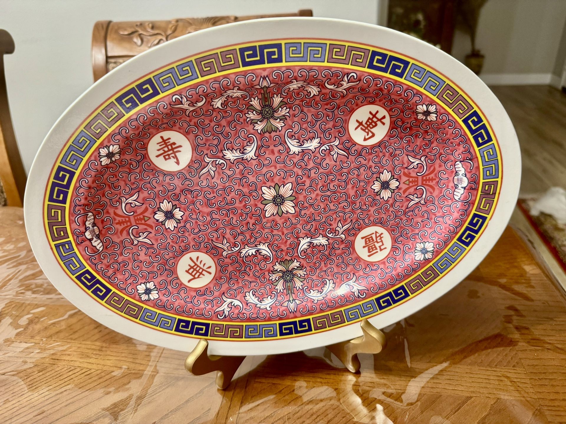 Chinese super ware Melamine oval tray