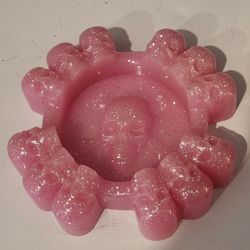 Barbie Pink Sparkly Skull Ashtray